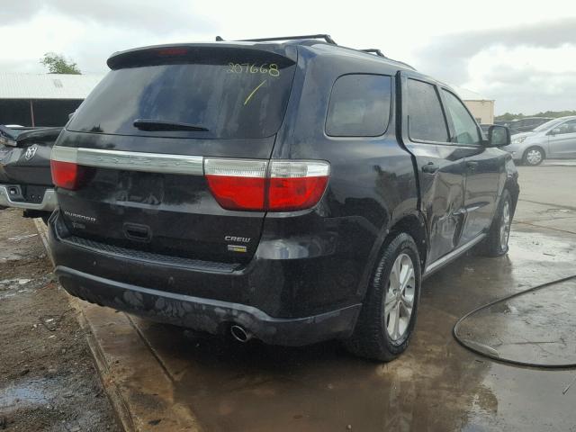 1D4RD4GG6BC660084 - 2011 DODGE DURANGO CR BLACK photo 4