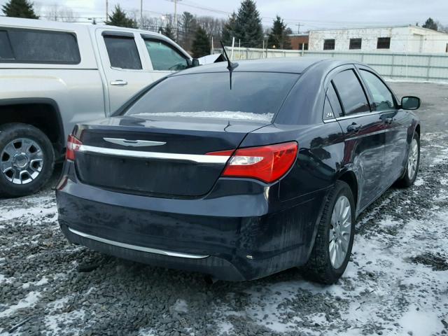 1C3CCBABXCN295863 - 2012 CHRYSLER 200 LX BLUE photo 4