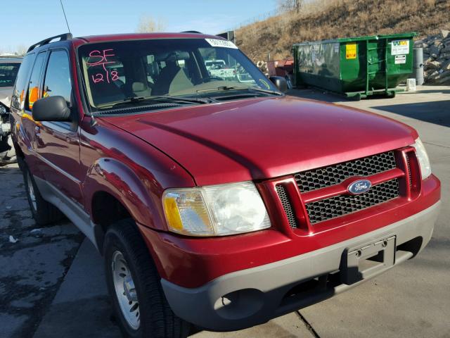 1FMYU60E61UB53350 - 2001 FORD EXPLORER S MAROON photo 1