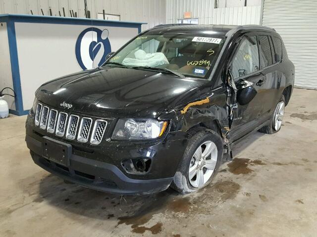 1C4NJCEB0ED662899 - 2014 JEEP COMPASS LA BLACK photo 2