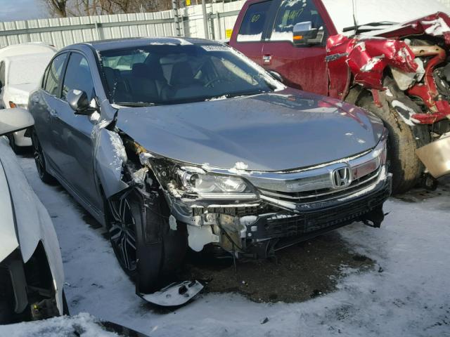 1HGCR2F12HA134322 - 2017 HONDA ACCORD SPO GRAY photo 1