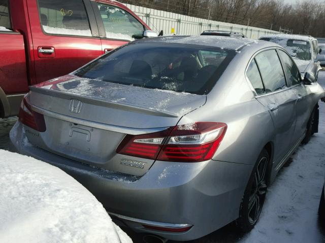 1HGCR2F12HA134322 - 2017 HONDA ACCORD SPO GRAY photo 4