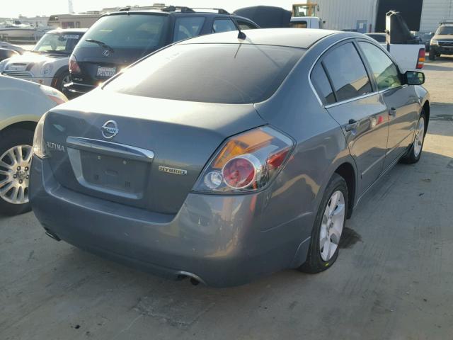 1N4CL21E29C149134 - 2009 NISSAN ALTIMA HYB GRAY photo 4