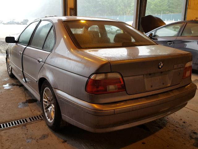 WBADT63432CH90129 - 2002 BMW 530 I AUTO GRAY photo 3