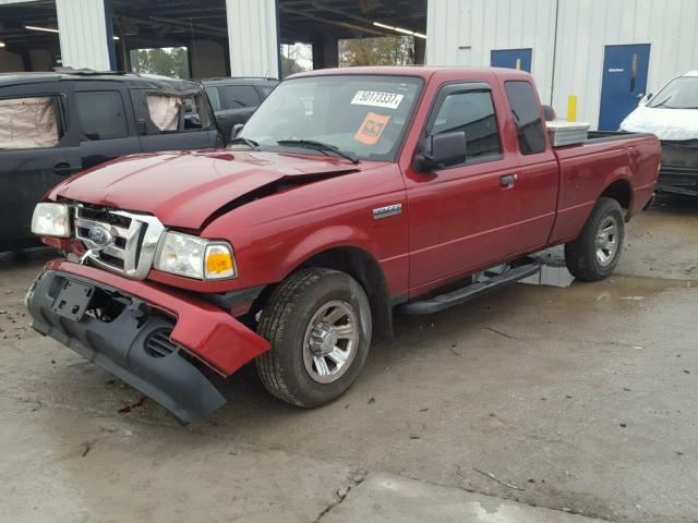 1FTYR44U18PA77203 - 2008 FORD RANGER SUP RED photo 2