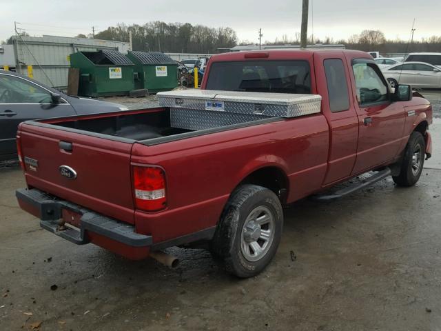 1FTYR44U18PA77203 - 2008 FORD RANGER SUP RED photo 4