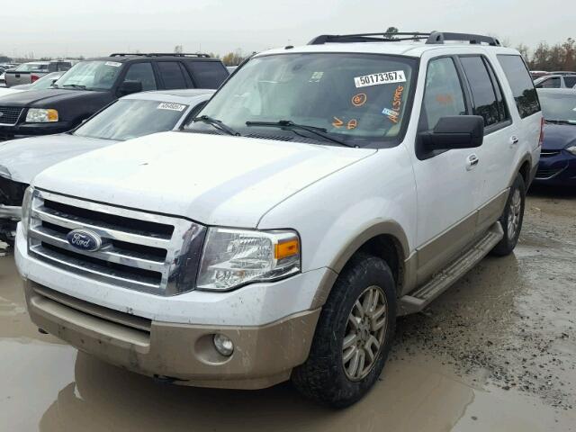 1FMJU1J5XAEB60105 - 2010 FORD EXPEDITION WHITE photo 2