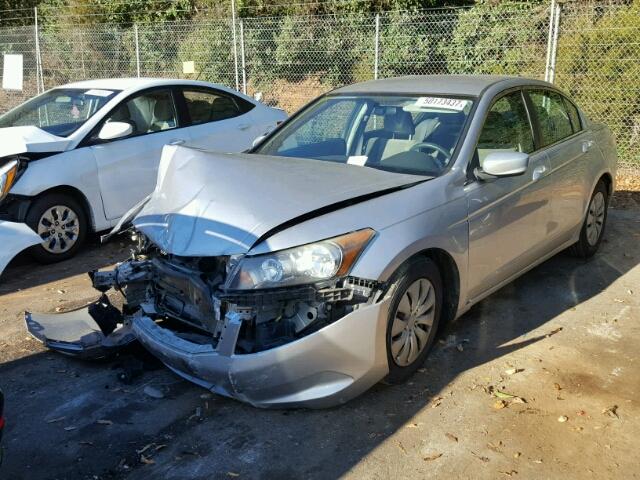 1HGCP2F34AA102310 - 2010 HONDA ACCORD LX SILVER photo 2