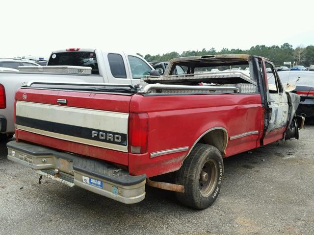 1FTEF15N3SNA48242 - 1995 FORD F150 RED photo 4