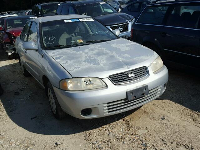 3N1CB51D12L688282 - 2002 NISSAN SENTRA XE SILVER photo 1