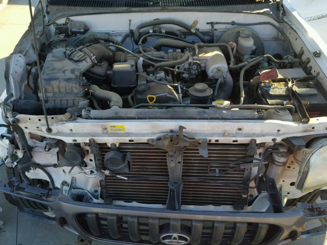 5TENL42N13Z184687 - 2003 TOYOTA TACOMA WHITE photo 7