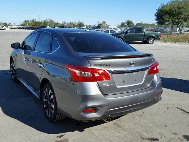 3N1AB7AP9HY236427 - 2017 NISSAN SENTRA S GRAY photo 3