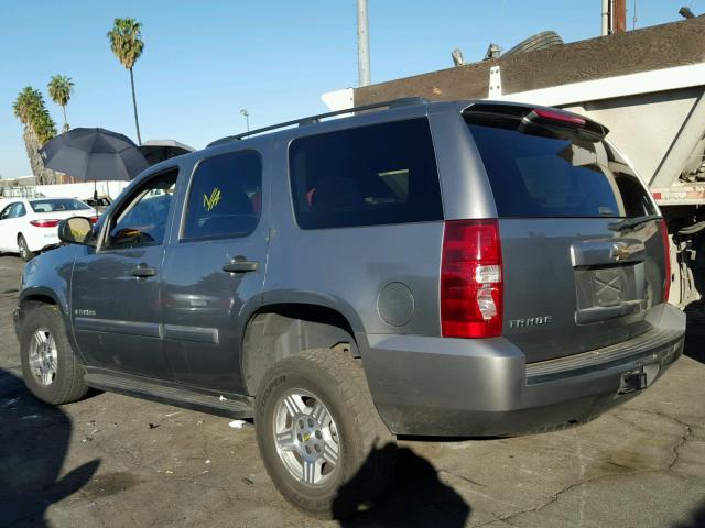 1GNFC13C77R411292 - 2007 CHEVROLET TAHOE C150 GRAY photo 3