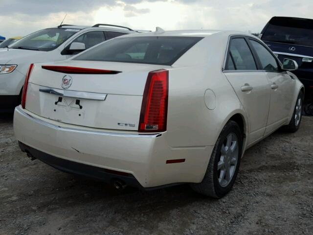 1G6DF577190145886 - 2009 CADILLAC CTS WHITE photo 4