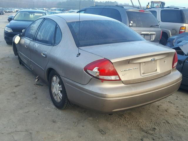 1FAFP56215A202218 - 2005 FORD TAURUS SEL BROWN photo 3