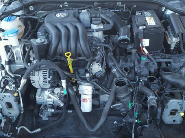 3VW2K7AJ8EM242975 - 2014 VOLKSWAGEN JETTA BASE CHARCOAL photo 7