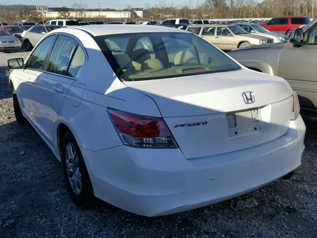 1HGCP26499A043792 - 2009 HONDA ACCORD LXP WHITE photo 3