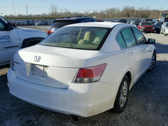 1HGCP26499A043792 - 2009 HONDA ACCORD LXP WHITE photo 4