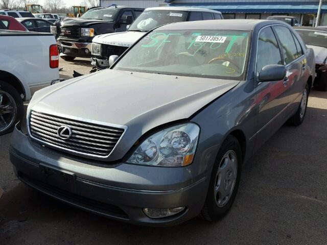 JTHBN30F410035947 - 2001 LEXUS LS 430 GRAY photo 2