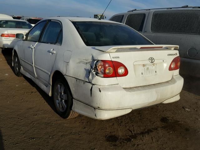 1NXBR32E75Z543074 - 2005 TOYOTA COROLLA CE WHITE photo 3