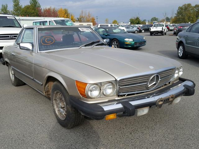 WDBBA45A9CB018227 - 1982 MERCEDES-BENZ 380 SL BEIGE photo 1