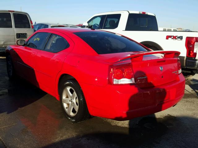 2B3CA3CV0AH175625 - 2010 DODGE CHARGER SX RED photo 3