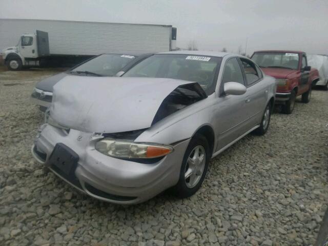 1G3NL52E11C126662 - 2001 OLDSMOBILE ALERO GL GRAY photo 2