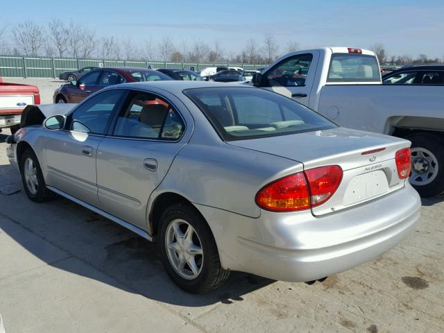 1G3NL52E11C126662 - 2001 OLDSMOBILE ALERO GL GRAY photo 3