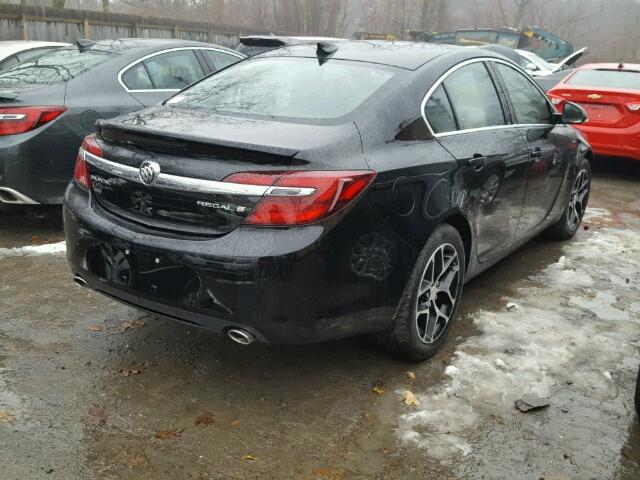 2G4GL5EX9H9194047 - 2017 BUICK REGAL SPOR BLACK photo 4
