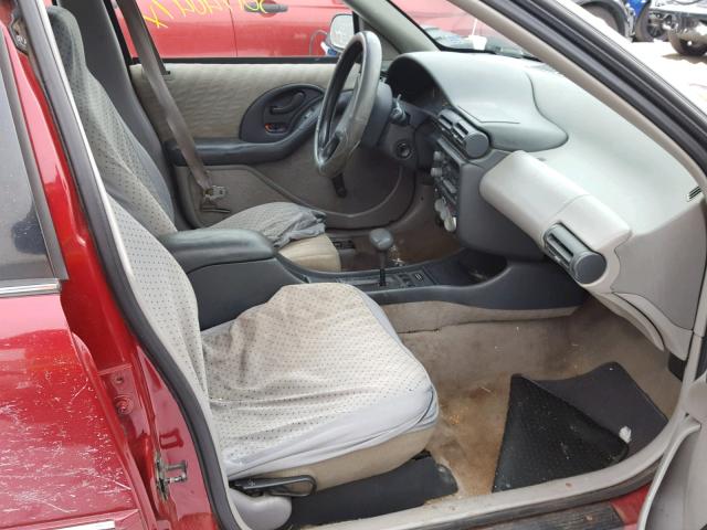 1G2NE543XPM620824 - 1993 PONTIAC GRAND AM S RED photo 5