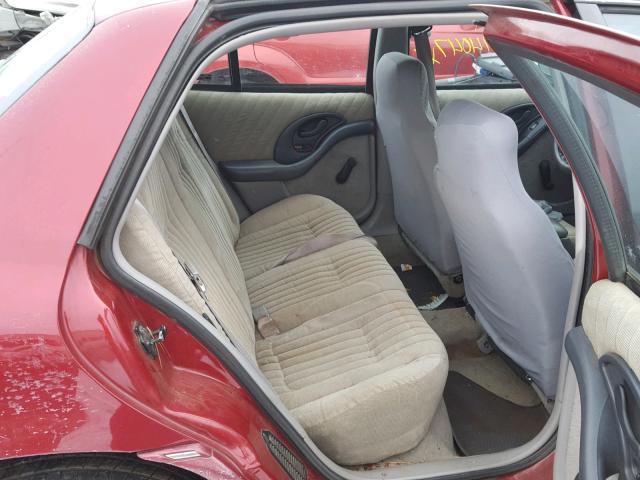 1G2NE543XPM620824 - 1993 PONTIAC GRAND AM S RED photo 6