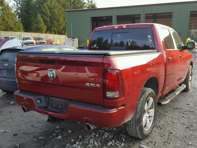 1C6RR7MT9DS626156 - 2013 RAM 1500 SPORT RED photo 4