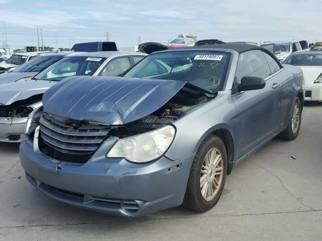 1C3LC45K88N115650 - 2008 CHRYSLER SEBRING SILVER photo 2