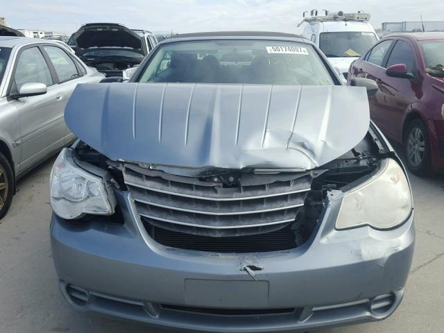 1C3LC45K88N115650 - 2008 CHRYSLER SEBRING SILVER photo 7