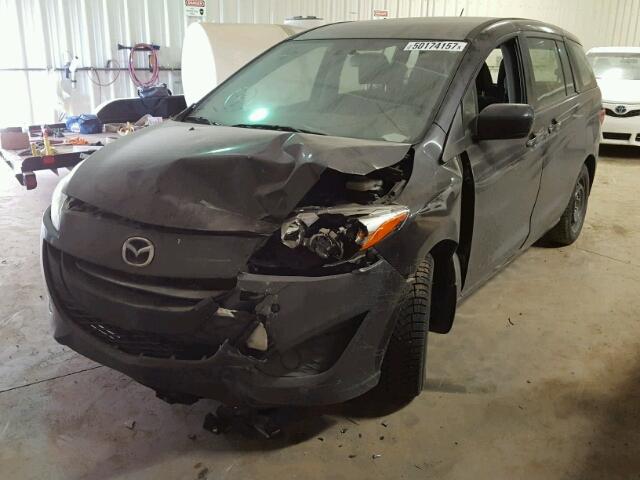 JM1CW2CL3F0187966 - 2015 MAZDA 5 TOURING GRAY photo 2
