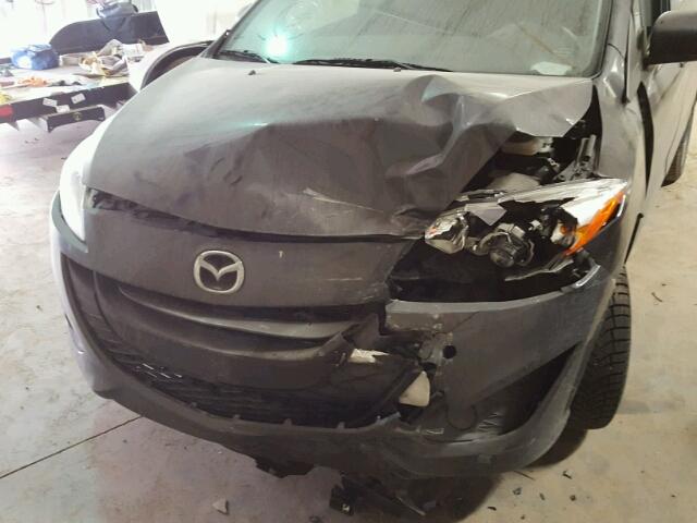 JM1CW2CL3F0187966 - 2015 MAZDA 5 TOURING GRAY photo 9