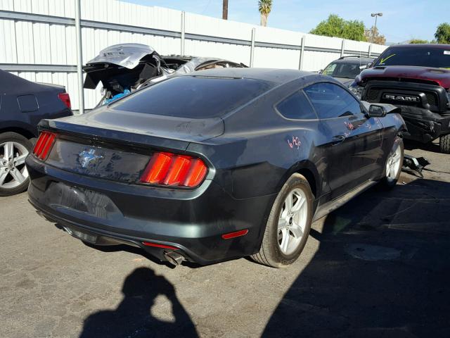 1FA6P8AM1G5328231 - 2016 FORD MUSTANG GREEN photo 4