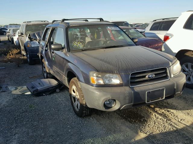 JF1SG63695G752324 - 2005 SUBARU FORESTER 2 BLUE photo 1