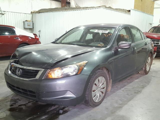 1HGCP2F39AA051452 - 2010 HONDA ACCORD LX GREEN photo 2