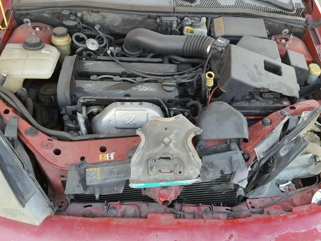 3FAFP31333R110308 - 2003 FORD FOCUS ZX3 RED photo 7