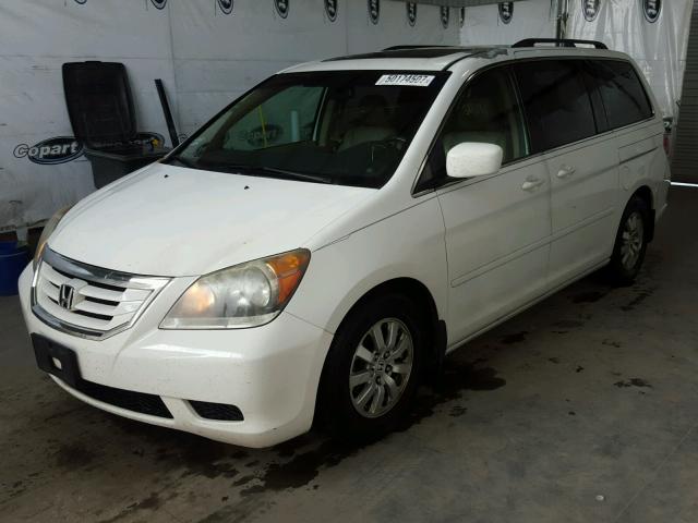 5FNRL38768B084145 - 2008 HONDA ODYSSEY EX WHITE photo 2