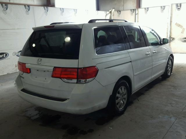 5FNRL38768B084145 - 2008 HONDA ODYSSEY EX WHITE photo 4