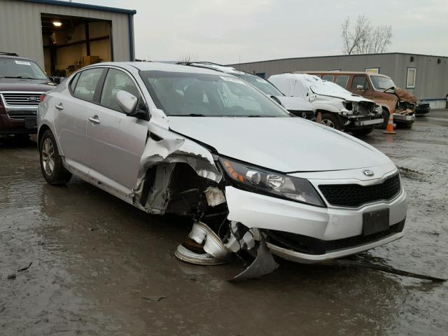 KNAGM4A73D5382102 - 2013 KIA OPTIMA LX SILVER photo 1