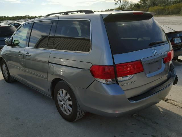 5FNRL38678B019747 - 2008 HONDA ODYSSEY EX TEAL photo 3