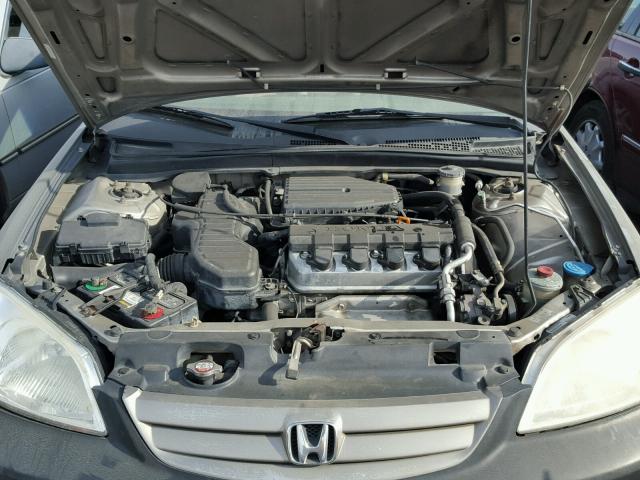 JHMES16583S000635 - 2003 HONDA CIVIC LX SILVER photo 7