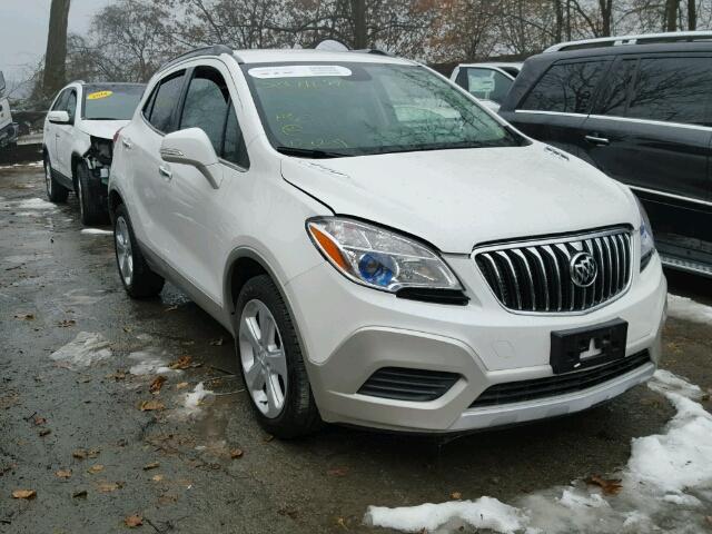 KL4CJASBXFB266440 - 2015 BUICK ENCORE WHITE photo 1