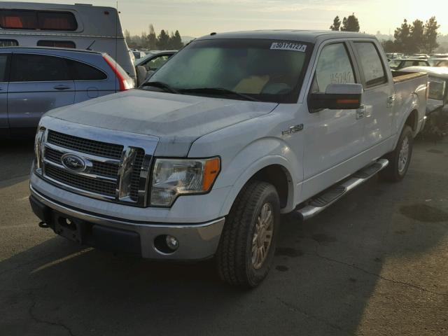 1FTFW1EV0AFB18308 - 2010 FORD F150 SUPER WHITE photo 2