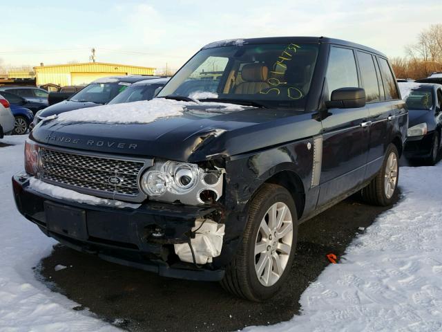 SALMF13486A213391 - 2006 LAND ROVER RANGE ROVE BLACK photo 2