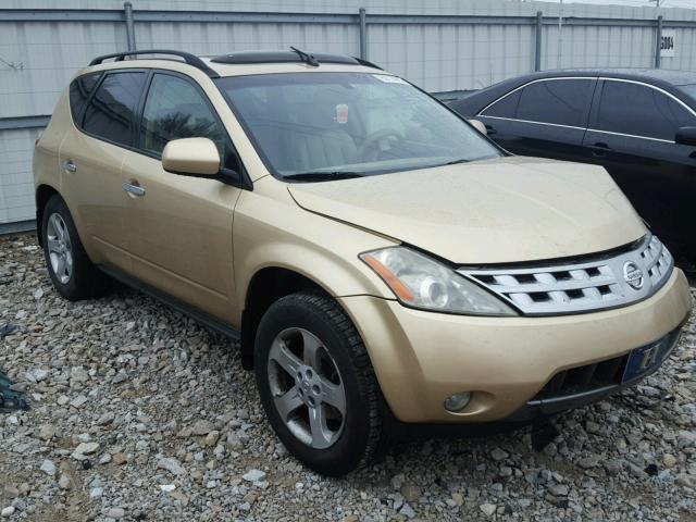 JN8AZ08W64W309188 - 2004 NISSAN MURANO SL BEIGE photo 1