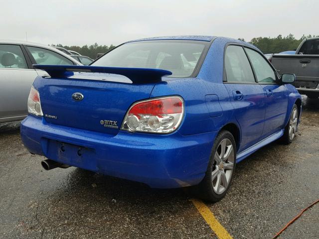 JF1GD74637H501895 - 2007 SUBARU IMPREZA WR BLUE photo 4